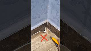 How To Cut Vinyl Flooring In Corner tutorial tricks tips shorts youtubeshorts lifehacks [upl. by Hayouqes304]