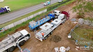 Birdseye view of a StormFilter® installation from our client Regal Plumbing [upl. by Lozano]