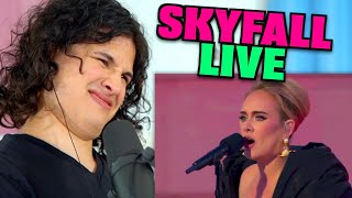 Vocal Coach Reacts to Adele  Skyfall LIVE 2021 [upl. by Curnin]