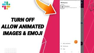 How To Turn Off Allow Animated Images amp Emoji On Slack App 2024 [upl. by Enialed]