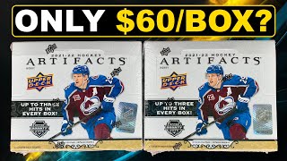 ACTUALLY TERRIFIC VALUE  Opening 2 Boxes of 202122 Upper Deck Artifacts Hockey Hobby [upl. by Fortunato]