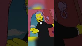 Grandpa Caught The Commissioner 😱 simpsons shorts [upl. by Atnes318]