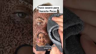 Truco casero para hacerte pecas falsas maquillaje maquillajerapido makeuptutorial [upl. by Gar647]