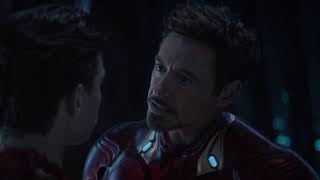 Avengers Infinity War Iron Man And Spider Man Saves Doctor Strange [upl. by Ailehc]