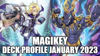 MAGIKEY DECK PROFILE JANUARY 2023 YUGIOH [upl. by Lrac411]