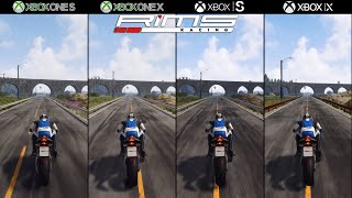 RiMS Racing  Xbox One S vs One X vs Series S vs Series X  Graphics and Performance Comparison [upl. by Artemas267]