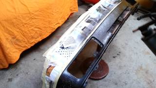 BMW E30  Painting front lower end with Gravitex [upl. by Pallaton]