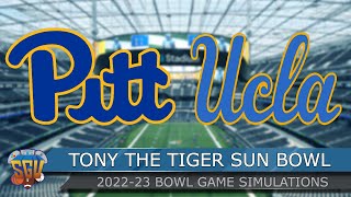 Tony The Tiger Sun Bowl 2022  UCLA vs Pitt  Full Game Highlights NCAA 14 Sim [upl. by Teressa]