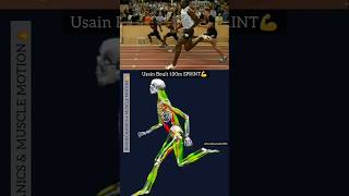 Usain Bolt Masterclass Running technique ✔️🚀 usainbolt runningtips sprinttips ytshortsindia [upl. by Kurtzig586]