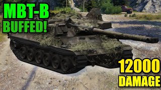 MBTB Is Finally Enjoyable 12000 Damage ImercsoldierI  World of Tanks Console [upl. by Htebasyle]