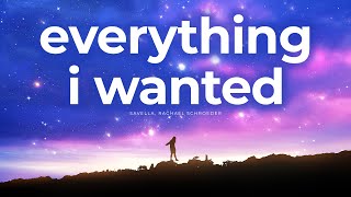 Everything I Wanted LYRICS Billie Eilish Cover by Savella [upl. by Hakkeber944]