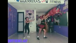 coreografía  Ana Ferrusca 💜🖤😍 PERDONARTE PARA QUE  LOS ANGELES AZULES 💜💜🤩🤩 [upl. by Anerres]