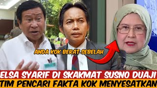 FULL DETIK DETIK ELSA SYARIF DI SKAKMAT SUSNO DUAJI DAN PENGACARA PEGI [upl. by Dalenna]