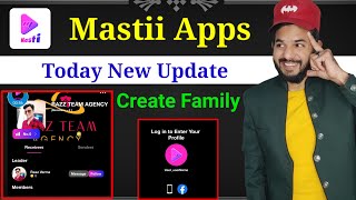 Masti apps New update  Masti apps Google and Facebook api  Mastii shorts Apps family create [upl. by Annodas760]