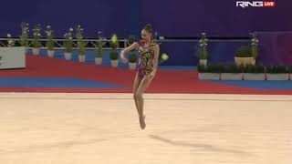 Anastasia SALOS BLR Clubs AA  World Cup Sofia 2021 [upl. by Zailer]