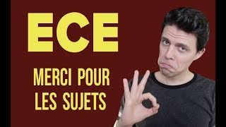 ECE  TOUS LES SUJETS AVEC CORRECTION 😅 [upl. by Herb]