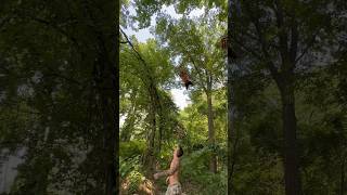 This rope swing is so much fun😂🔥 [upl. by Hteb]