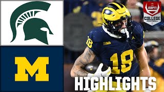 Michigan State Spartans vs Michigan Wolverines  Full Game Highlights  ESPN College Football [upl. by Novhaj278]