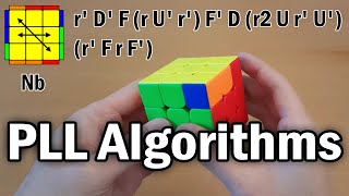 New Rubiks Cube All 21 PLL Algorithms amp Finger Tricks [upl. by Luttrell999]