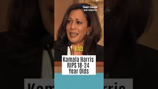 Kamala Harris RIPS 1824 Year Olds [upl. by Nwadrebma]