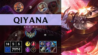 Qiyana Mid vs Corki  EUW Challenger Patch 1412 [upl. by Gabrielson57]