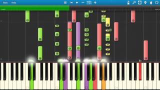 ABBA  SOS  Piano Tutorial  How to play  Synthesia Cover [upl. by Ungley176]