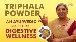 Ayurvedic Gem Triphala Powder for Optimal Digestive Wellness  Ancient Wisdom  Dr Hansaji [upl. by Anotyad]