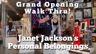 Janet Jackson Exhibition by Juliens Auctions  Full Walk Thru on Grand Opening Day May 10 2021 [upl. by Odawa]