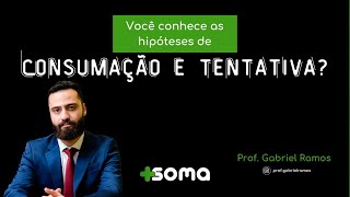 Concurso PMDF  CONSUMAÇÃO E TENTATIVA  Exercícios Inéditos [upl. by Ynaffets]