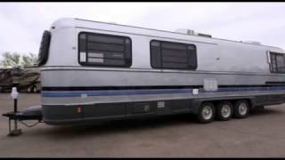 1989 Avion 34XB 34 Aluminum quotBasement Modelquot Travel Trailer [upl. by Olra315]