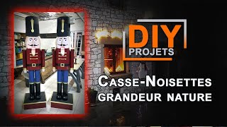 Casse noisettes de 2 mètres  DIY nutcracker  Comment jai fait [upl. by Collayer]