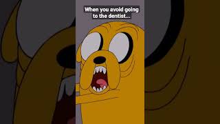 Avoiding the dentist at all cost  Adventure Time shorts dentist animation cartoons [upl. by Ailana]