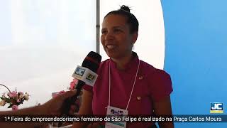 Antônia Oliveira fala sobre a importância da 1ª Feira do Empreendedorismo Feminino [upl. by Alekram211]