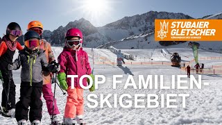 Skifahren mit der Familie Top Familienskigebiet  Stubaier Gletscher [upl. by Rai]