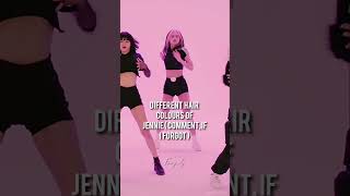 Diff Hair Colours Of Jennie  jennie cottonfairyily [upl. by Felicidad]