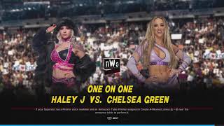 Hollyhood Haley J vs Chelsea Green NWO Souled Out 2024 PLE WWE 24 [upl. by Annahtur9]