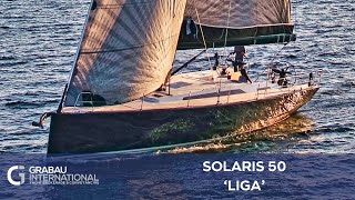 NOW SOLD 2018 SOLARIS 50 Liga  Sailing Yacht for sale with Grabau International [upl. by Bultman126]