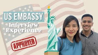 US Embassy Manila Interview Experience 🇺🇸  EB3 Visa USRN [upl. by Rekab]