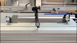 Sliding Table Alignment for Felder Equipment [upl. by Aleirbag]