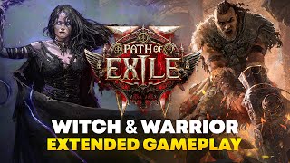 Path of Exile 2s Newest Class  Witch  Warrior Extended Gameplay UNCUT [upl. by Eylrahc43]