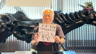 Yoshitaka Amano FFXIV 10th Anniversary Message [upl. by Htebazile]