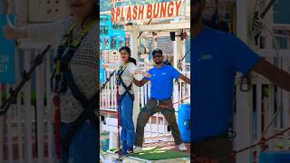 Bungy jumping bungee adeventure travel song bungeejumping bungeejumpingrishikesh [upl. by Abbotsen882]