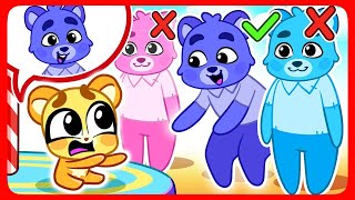 Daddy Copycat 🐻 Where Is My Real Daddy 😲 Kids Safety Cartoon by Funny Cubs [upl. by Nabi]