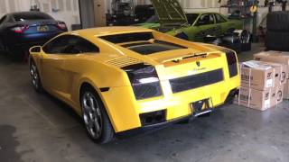 Lamborghini Gallardo Kreissieg Catback F1 sound valvetronic exhaust [upl. by Im]