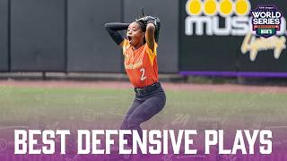 All the Best Defensive Plays of the 2024 Little League Softball World Series [upl. by Aiuqat]