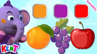 Kent el Elefante  Aprende colores con frutas 🍇 🍎 Educational Videos For Kids [upl. by Bathilda384]