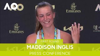 Maddison Inglis Press Conference 1R  Australian Open 2022 [upl. by Busby]