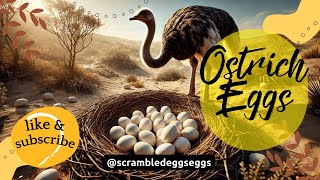 Ostrich Eggs Nutrition Cooking Techniques and Ideas [upl. by Haroppiz460]