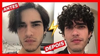 TUTORIAL  CABELO CACHEADO MASCULINO [upl. by Nolak]