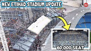 WOW AMAZING New Etihad Stadium Redevelopment Update Main Structure of Upper Tier Roof Truss [upl. by Eladnek20]